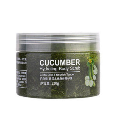 اسکراب بدن بایوآکوا (BioAqua) حاوی عصاره خیار حجم 120 میلی‌لیتر