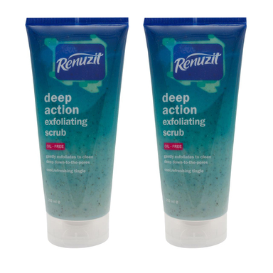 اسکراب لایه بردار رینو زیت (Renuzit) مدل Deep Action Exfolianting حجم 200 میلی‌لیتر بسته 2 عددی