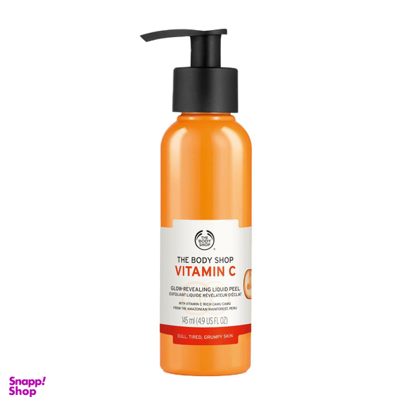 پیلینگ لایه بردار پوست بادی شاپ (The Body Shop) مدل Vitamin C حجم 145 میلی‌ لیتر