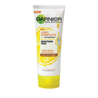 فوم لایه بردار پوست گارنیه (Garnier) مدل Light Complete حجم 100 میلیلیتر