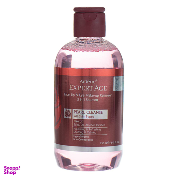 محلول پاک‌ کننده آرایش صورت آردن (Ardene) سری Expert Age حجم 250 میلی‌ لیتر