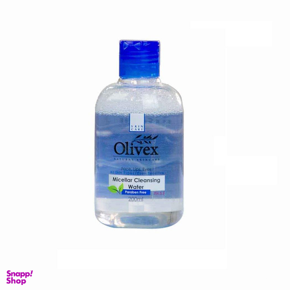 آب پاک‌ کننده آرایش صورت الیوکس (Olivex) مدل Micellar حجم 200 میلی‌ لیتر