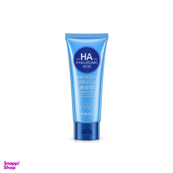 فوم شستشو صورت بایوآکوا مدل HA حجم 100 میلی لیتر