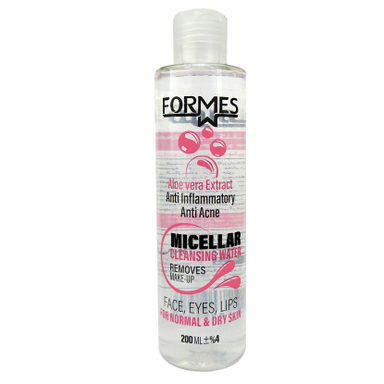 آب پاک‌ کننده آرایش صورت فورمس (Formes) مدل Normal & Dry Skin حجم 200 میلی‌لیتر