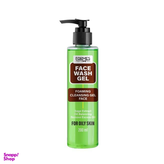 ژل شستشوی صورت فورمس (Formes) مدل Oil Free حجم 200 میلی‌لیتر