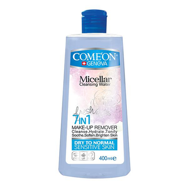 آب پاک‌ کننده آرایش صورت کامان (Comeon) مدل Dry Skin حجم 400 میلی‌ لیتر