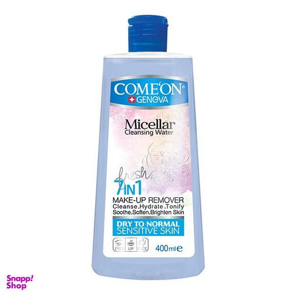 آب پاک‌ کننده آرایش صورت کامان (Comeon) مدل Dry Skin حجم 400 میلی‌ لیتر