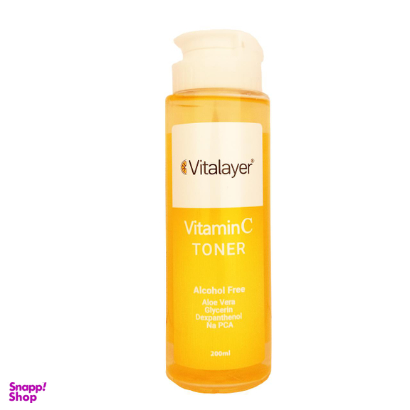 تونر صورت ویتالیر (Vitalayer) مدل Dexpanthenol حجم 200 میلی‌لیتر
