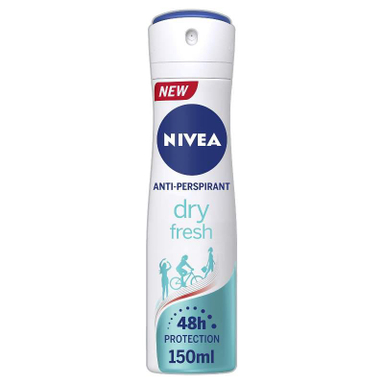 اسپری بدن زنانه نیوآ (Nivea) مدل Dry Fresh حجم 150 میلی‌لیتر