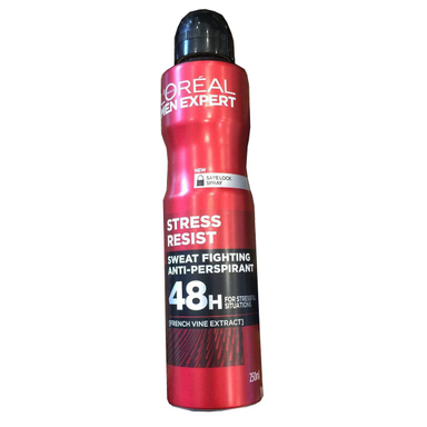 اسپری خوشبوکننده بدن مردانه لورآل (Loreal) مدل Stress Reisist New حجم 250 میلی لیتر