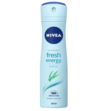 اسپری ضد تعریق زنانه نیوآ (Nivea) مدل Fresh Energy حجم 150 میلی‌ لیتر