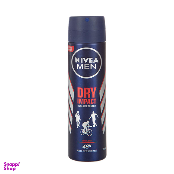 اسپری ضد تعریق مردانه نیوآ مدل Dry Impact Plus حجم 150 میلی‌ لیتر