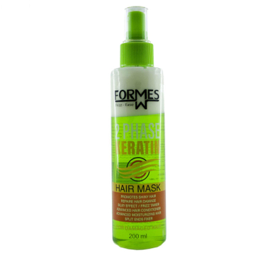 اسپری دو فاز مو فورمس (Formes) مدل keratin حجم 200 میلی لیتر