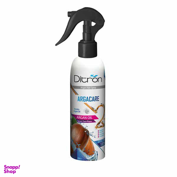 اسپری دو فاز مو دیترون (Ditron) مدل ARGAN OIL حجم 250 میلی‌لیتر