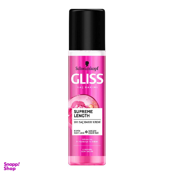 اسپری دو فاز مو گلیس (Gliss) مدل Superme Lenght حجم 200 میلی‌لیتر