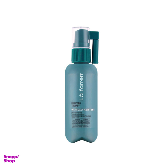تونیک ضد ریزش مو و ابرو لافارر مدل Oily Hair مناسب موهای چرب حجم 60 میلی لیتر