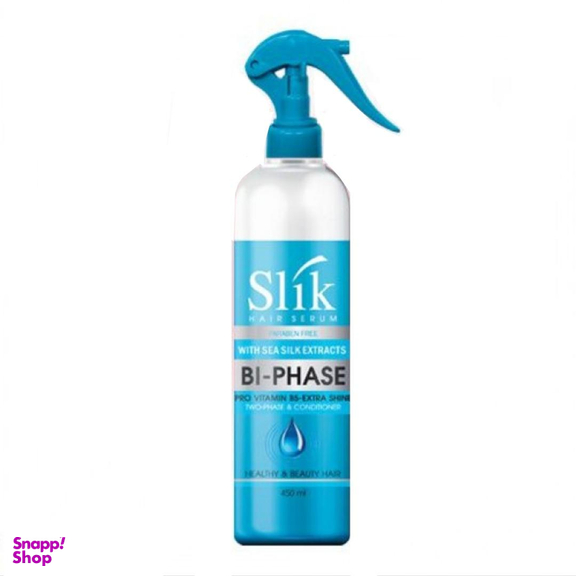 سرم دوفاز مو سلیک (Slik) مدل کراتینه حجم 450 میلی‌لیتر