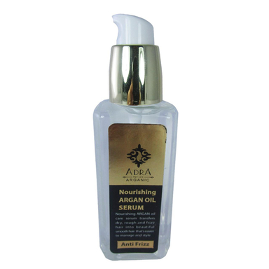 سرم مو مغذی آدرا (Adra) مدل Anti Frizz حاوی عصاره روغن آرگان و جوجوبا حجم 80 میلی‌ لیتر