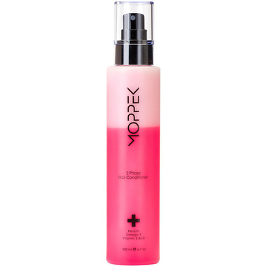 سرم مو دو فاز موپک (Moppek) مدل Pink حجم 200 میلی‌لیتر
