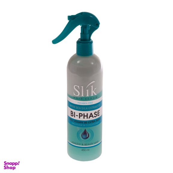 سرم مو سلیک (Slik) مدل ابریشم دریایی حجم 450 میلی‌لیتر