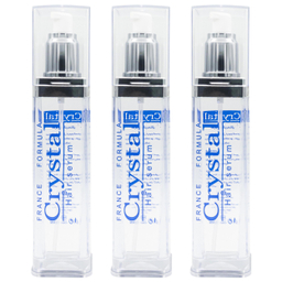 سرم مو کریستال (Crystal) مدل ترمیم کننده و درخشان کننده حجم 120 میلی‌لیتر مجموعه 3 عددی
