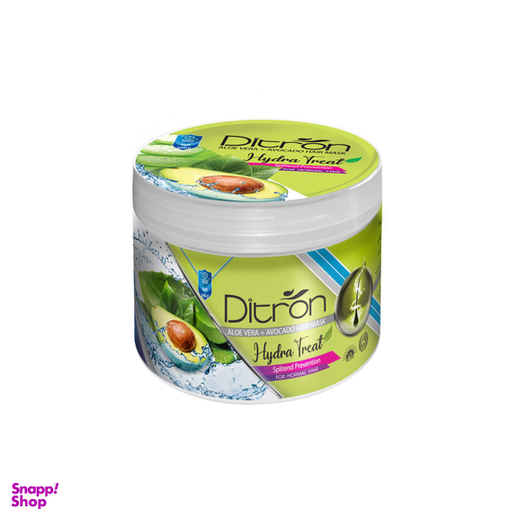 ماسک مو دیترون (Ditron) مدل ALOEVERA+AVOCADO حجم 400 میلی‌لیتر