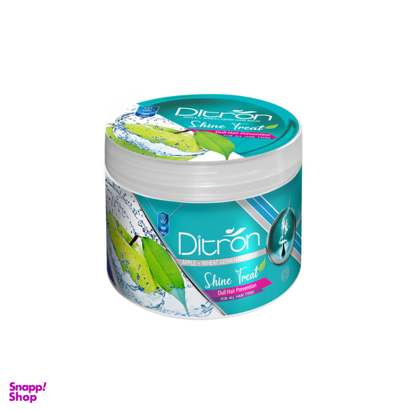 ماسک مو دیترون (Ditron) مدل APPLE+WHEAT GERM حجم 400 میلی‌لیتر
