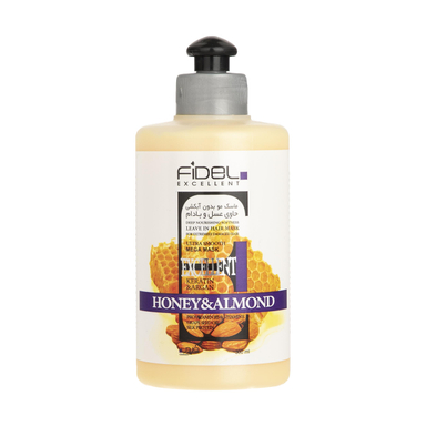 ماسک مو فیدل اکسلنت (Fidel excelent) مدل Hony & Almond حجم 300 میلی‌لیتر
