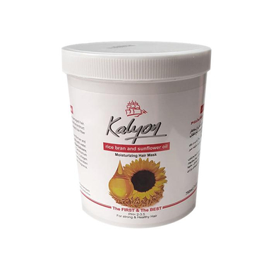 ماسک مو کالیون (Kalyon) مدل rice bran and sunflower oil حجم 750 میلی‌لیتر