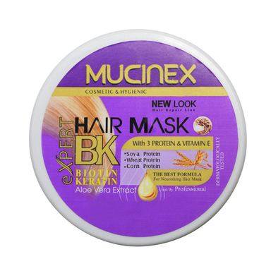 ماسک مو ماسینکس (Mucinex) مدل Biotin keratin حجم 500 میلی‌لیتر