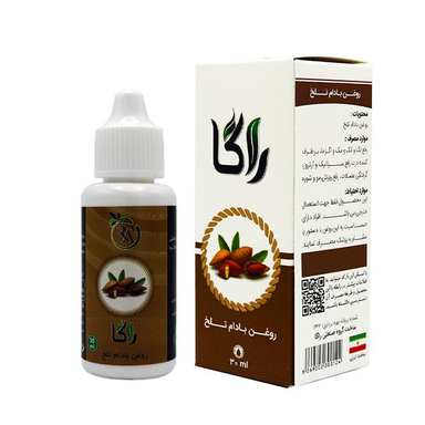روغن ضد ریزش مو راگا (Raga) مدل بادام تلخ حجم 30 میلی‌لیتر