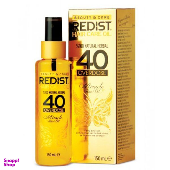روغن مو ردیست (Redist) مدل 40 Overdose حجم 150 میلی‌لیتر