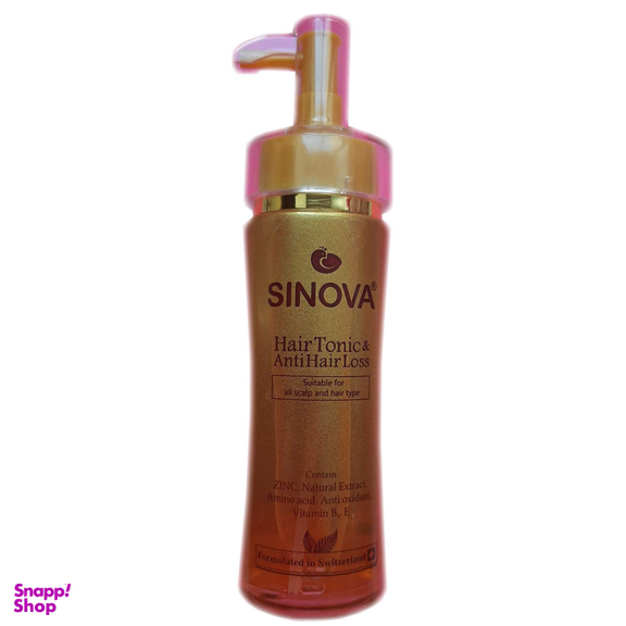 تونیک تقویت کننده مو سینوا (Sinova) مدل Anti Hair Loss حجم 100 میلی‌لیتر