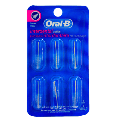 سری یدک مسواک بین دندانی اورال بی (Oral B) مدل refills بسته 6 عددی