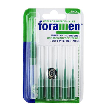 مسواک بین دندانی فورامن (Foramen) مدل 446 با برس نرم بسته 6 عددی