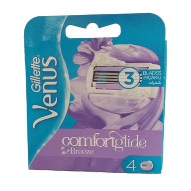تیغ یدک ژیلت (Gillette) مدل Venus Comfortglide بسته ‏4 عددی