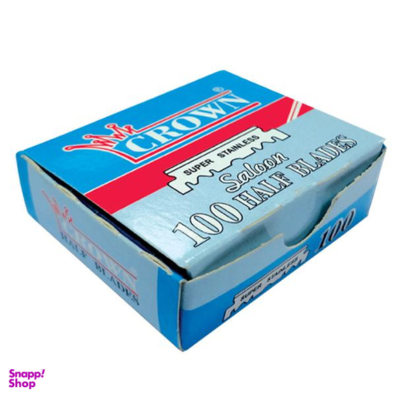 تیغ یدک کراون (Crown) مدل Saloon بسته 100 عددی