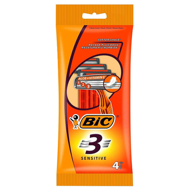 خود تراش بیک (Bic) مدل Sensitive بسته 3 عددی