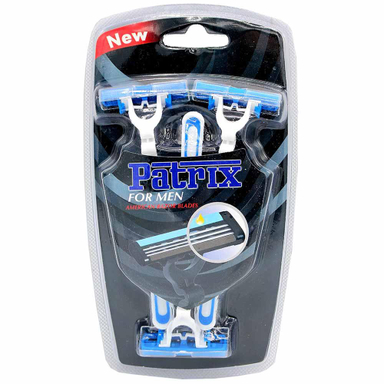 خود تراش پاتریکس (Patrix) مدل Blue 3 بسته 3 عددی