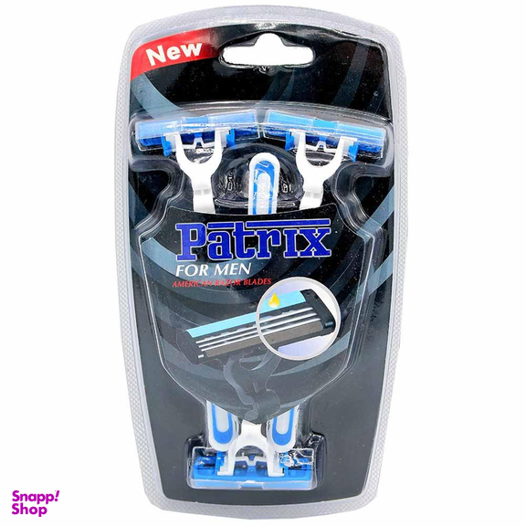 خود تراش پاتریکس (Patrix) مدل Blue 3 بسته 3 عددی