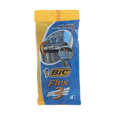 خودتراش بیک (Bic) مدل Flex 3 بسته 4 عددی