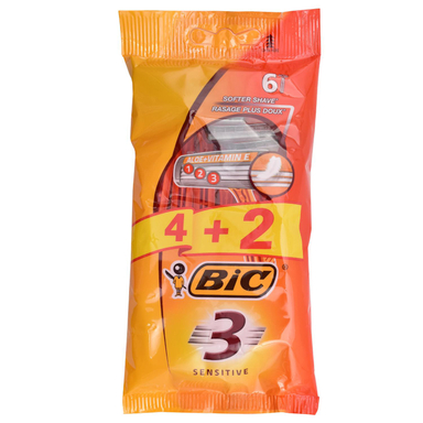 خودتراش بیک (Bic) مدل SE3-6 بسته 6 عددی