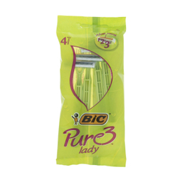 خودتراش زنانه بیک (Bic) مدل Pure بسته 4 عددی