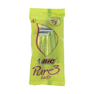 خودتراش زنانه بیک (Bic) مدل Pure بسته 4 عددی
