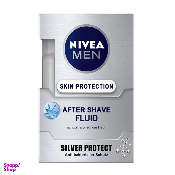 فلویید افتر شیو نیوآ (Nivea) مدل Silver Protect حجم 100 میلیلیتر