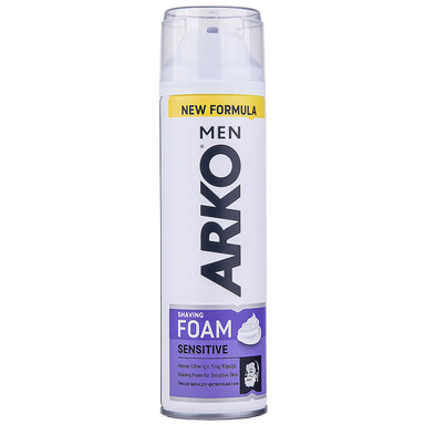 فوم اصلاح آرکو من (Arko Men) مدل Sensitive حجم 200 میلی‌ لیتر