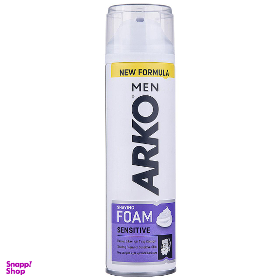 فوم اصلاح آرکو من (Arko Men) مدل Sensitive حجم 200 میلی‌ لیتر