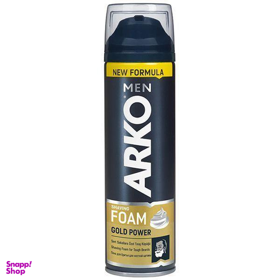 فوم اصلاح آرکو من (Arko Men) مدل Gold Power حجم 200 میل لیتر