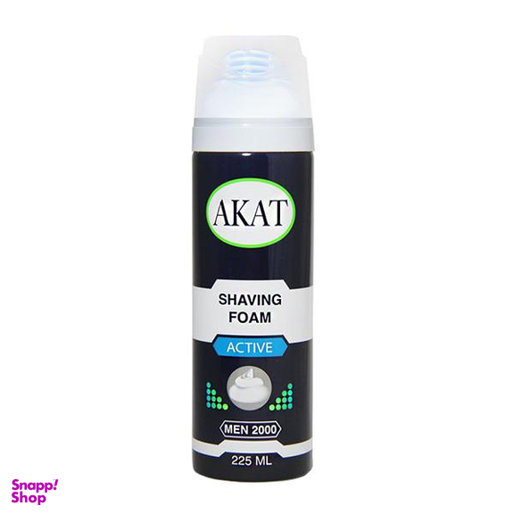 فوم اصلاح آکات (Akat) مدل Active حجم 225 میلی لیتر