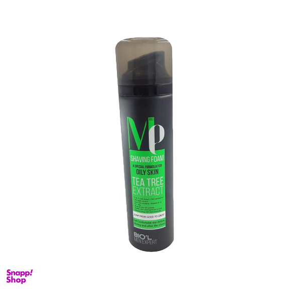 فوم اصلاح بیول (Biol) مدل TEA TREE حجم 200 میلی‌ لیتر